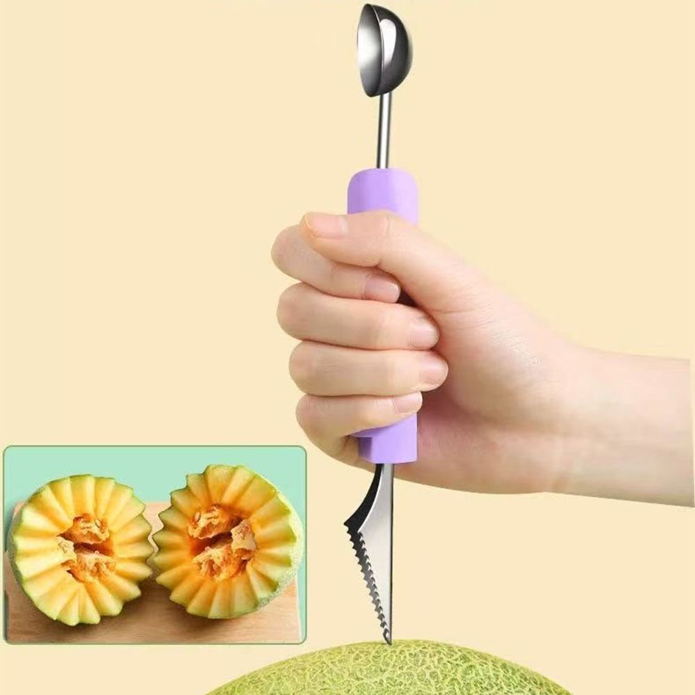 3 in 1メロンスクープ、両頭カラフルアボカドスライサー・ - Kitchen Gadgets Peeler のレビューと価格