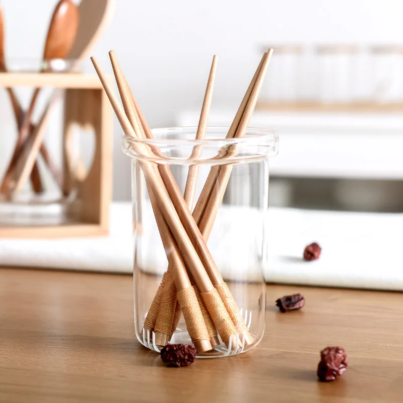 食器容器ホルダー ガラス製キッチンカトラリー収納チューブ 竹 - Kitchen Gadgets In Japan のレビューと価格