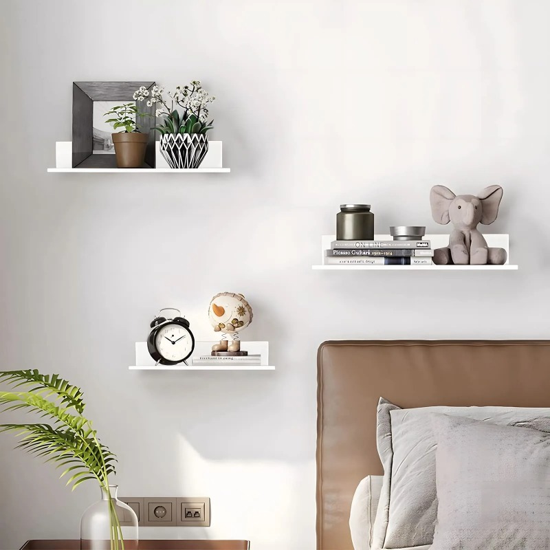 金属製フローティングシェルフ 壁掛け収納ラック キッチン バ - Kitchen Gadgets Storage Ideas のレビューと価格