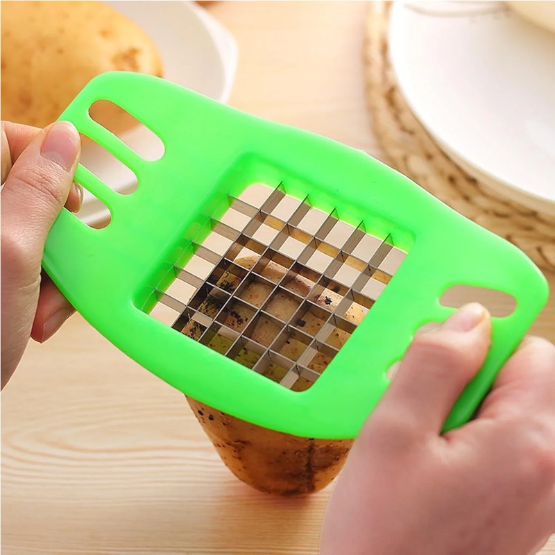 フライドポテトメーカー、ポテトカッター、野菜ポテトスライサー - Kitchen Gadgets Vegetable Cutter のレビューと価格