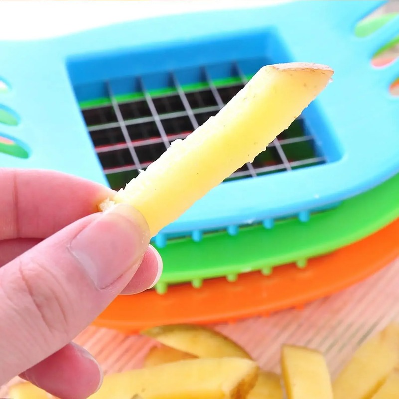 フライドポテトメーカー、ポテトカッター、野菜ポテトスライサー - Kitchen Gadgets Vegetable Cutter のレビューと価格