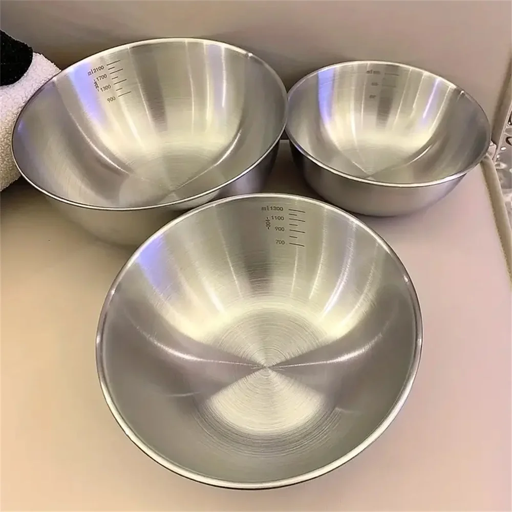 1～3個のステンレス製ボウルセット、計量機能付き、調理、ベー - Kitchen Gadgets Storage のレビューと価格