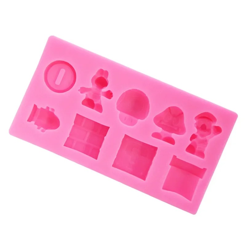 3D スーパーマリオブラザーズケーキ型漫画かわいいアニメシリ - Kitchen Gadgets Ninja のレビューと価格