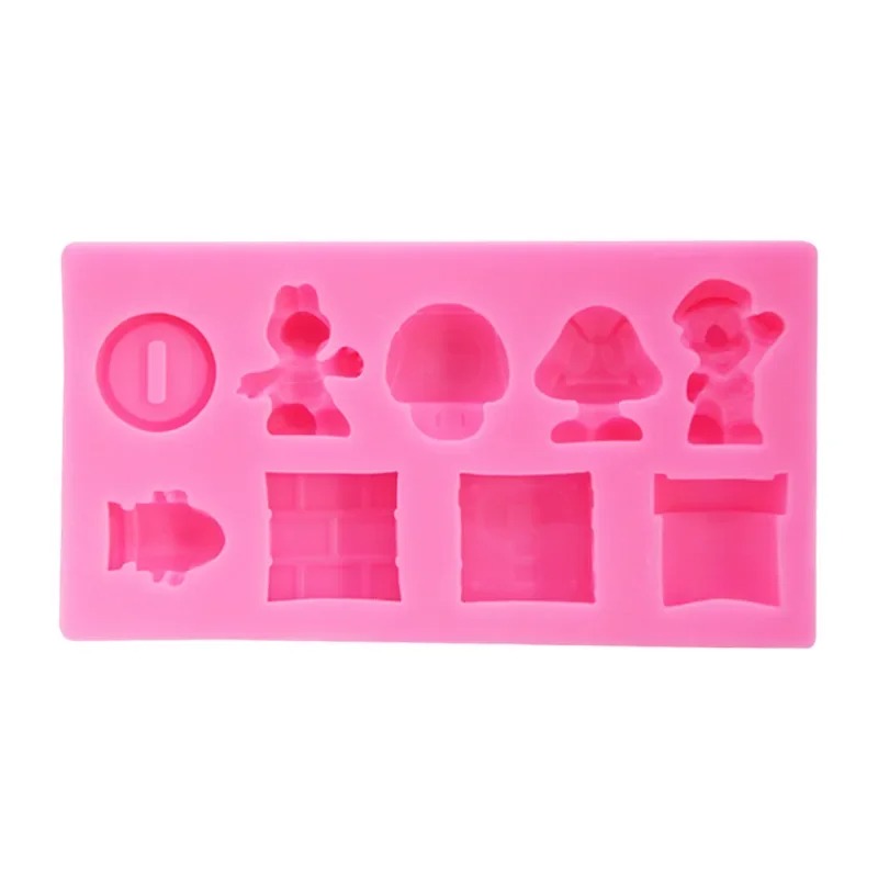 3D スーパーマリオブラザーズケーキ型漫画かわいいアニメシリ - Kitchen Gadgets Ninja のレビューと価格