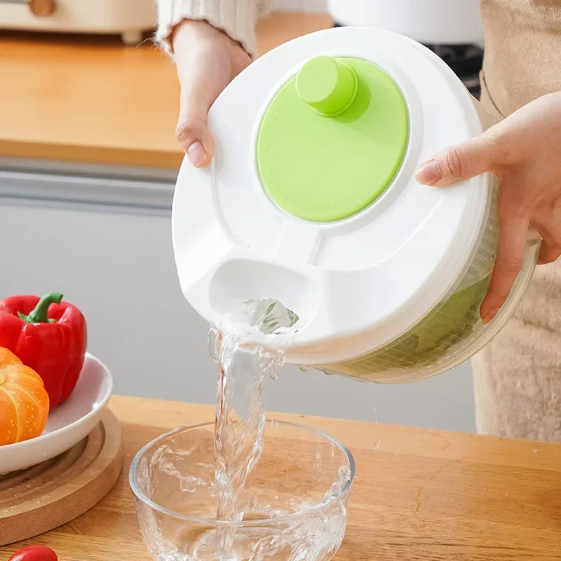 葉物野菜用サラダスピナー、レタス洗濯機と乾燥機、キッチン野菜 - Salad Spinner のレビューと価格