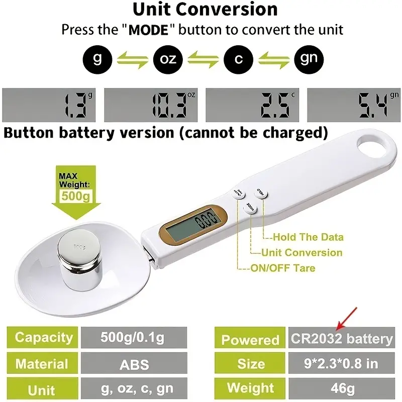 ミニスプーンスケールデジタルキッチンスケール電子液晶食品スケ - Kitchen Gadgets Cool のレビューと価格