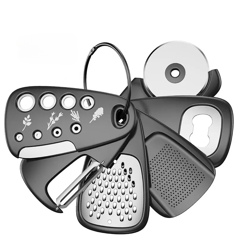 6 個のキッチンガジェットセット省スペース調理ツールチーズお - Kitchen Gadgets Vegetable Cutter のレビューと価格