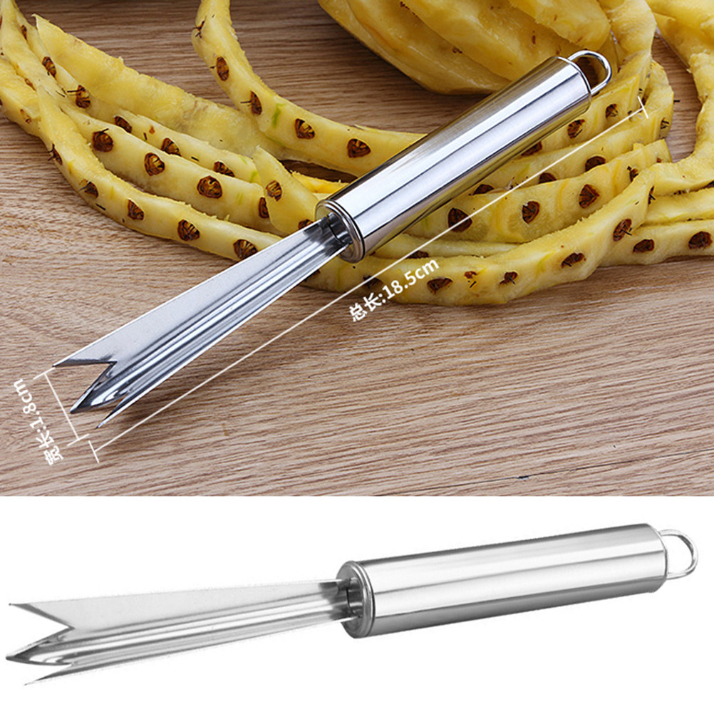 4個入りステンレス製パイナップル皮むき器、皮剥き器、芯取り器 - Kitchen Gadgets Storage のレビューと価格