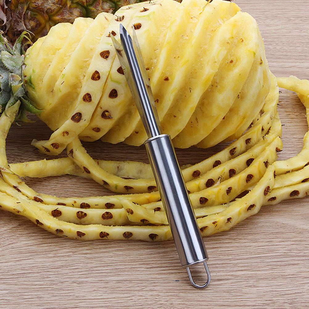 4個入りステンレス製パイナップル皮むき器、皮剥き器、芯取り器 - Kitchen Gadgets Storage のレビューと価格