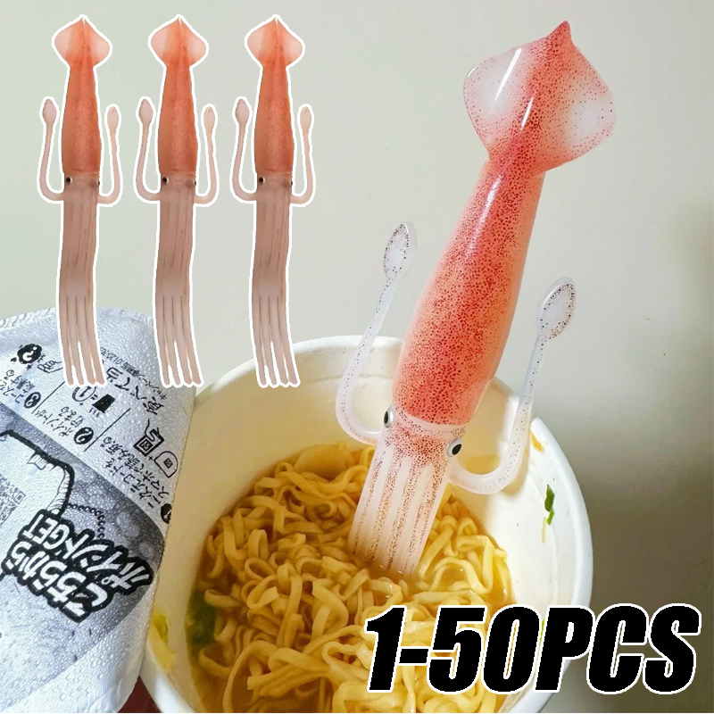 1-50 個のタコをテーマにしたフードフォーク、風変わりな日 - Kitchen Gadgets And Utensils のレビューと価格