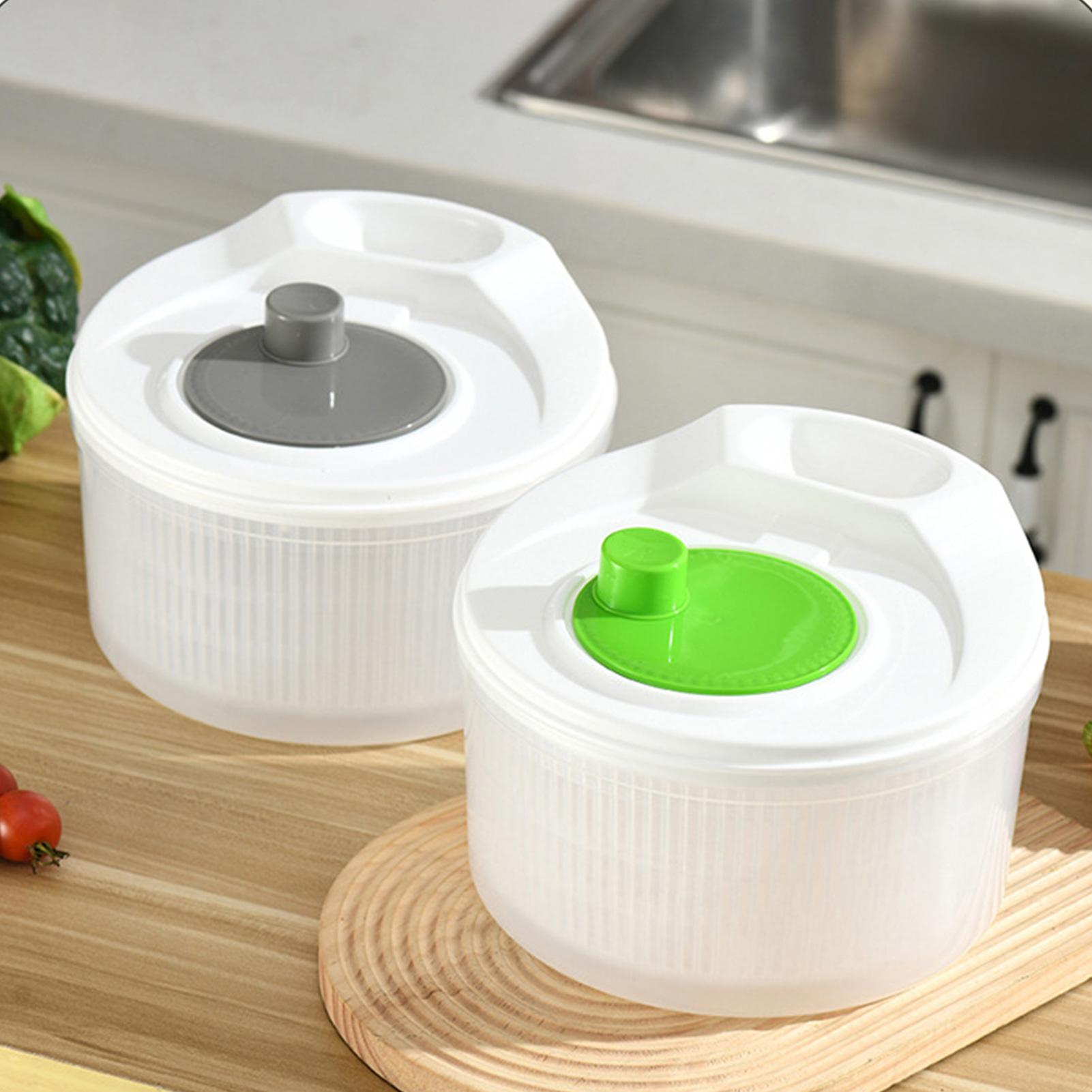 サラダスピナーフルーツリンサーストレーナーコンテナ二層野菜洗 - Salad Spinner のレビューと価格