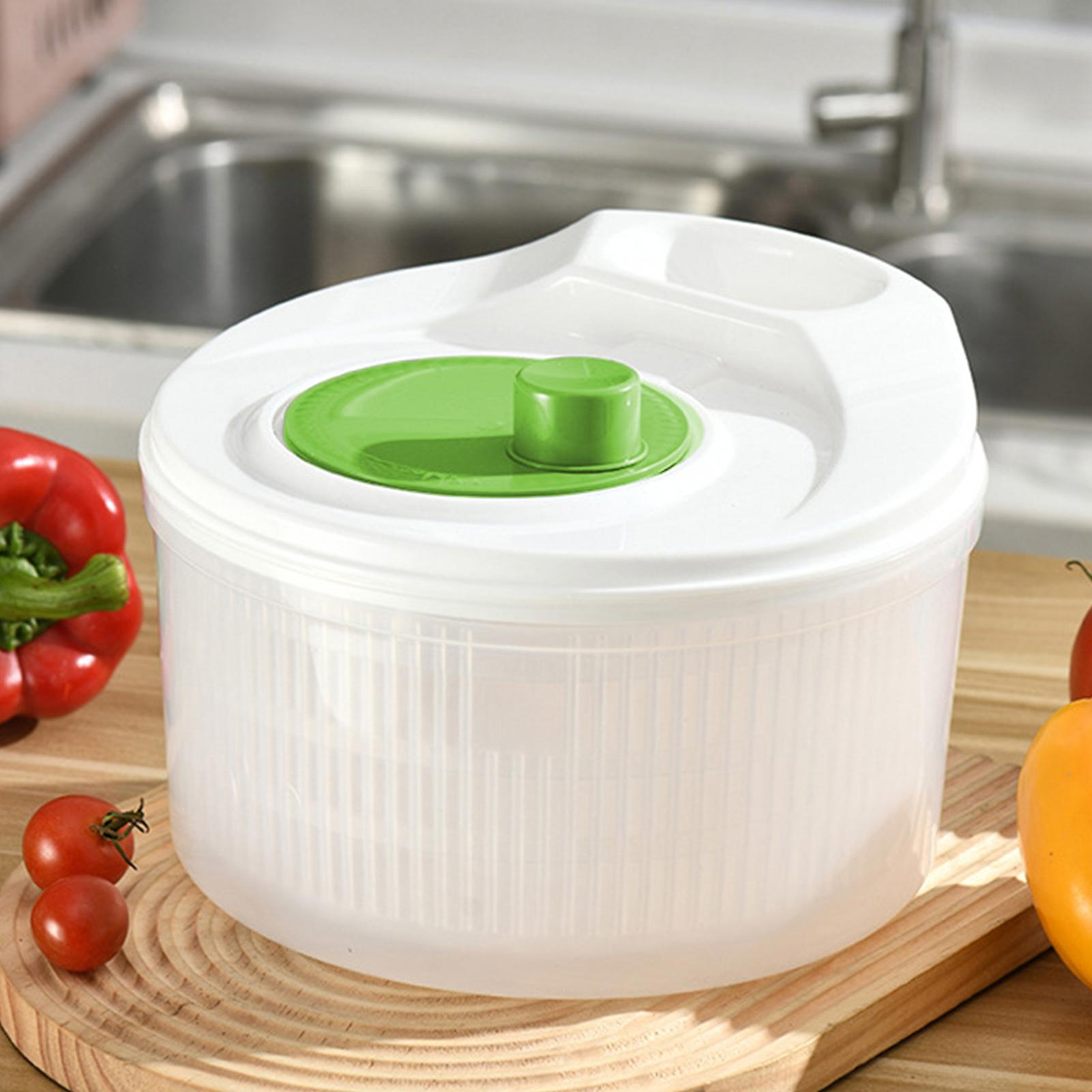 サラダスピナーフルーツリンサーストレーナーコンテナ二層野菜洗 - Salad Spinner のレビューと価格