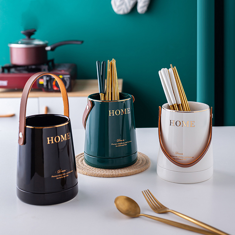 アクセサリー器具コンテナホルダーセラミックキッチンカトラリー - Kitchen Gadgets In Japan のレビューと価格