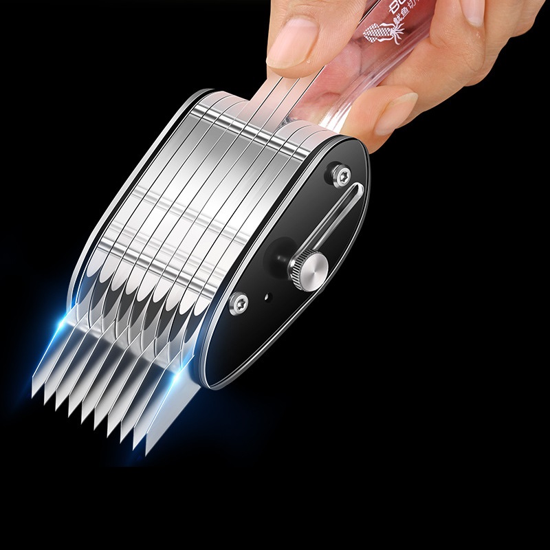 調整可能な深さイカフラワーナイフセット玉ねぎスライサーシュレ - Kitchen Gadgets Vegetable Cutter のレビューと価格