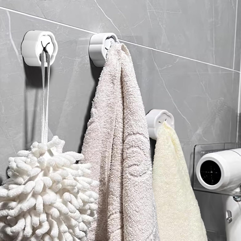 6個入り 粘着式タオルホルダー ノードリル壁掛けフック キッ - Kitchen Gadgets Storage のレビューと価格