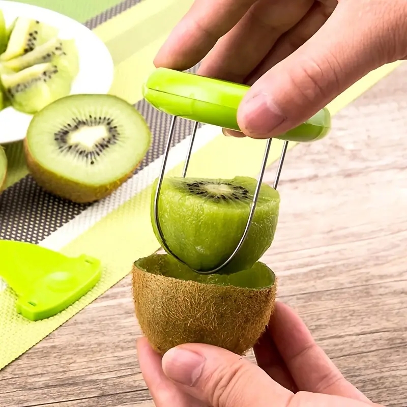 キウイカッターピーラースライサーキッチン取り外し可能なクリエ - Kitchen Gadgets Vegetable Cutter のレビューと価格