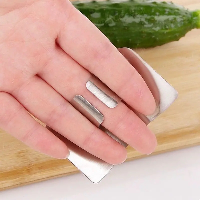 ステンレス鋼の指圧プロテクター,多機能,野菜,抗切断,2,  - Kitchen Gadgets Cool のレビューと価格