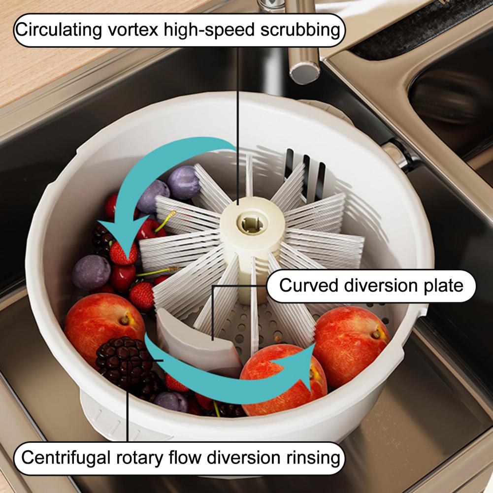 多機能サラダスピナー、電動/手動野菜洗浄機、360度回転水切 - Salad Spinner のレビューと価格