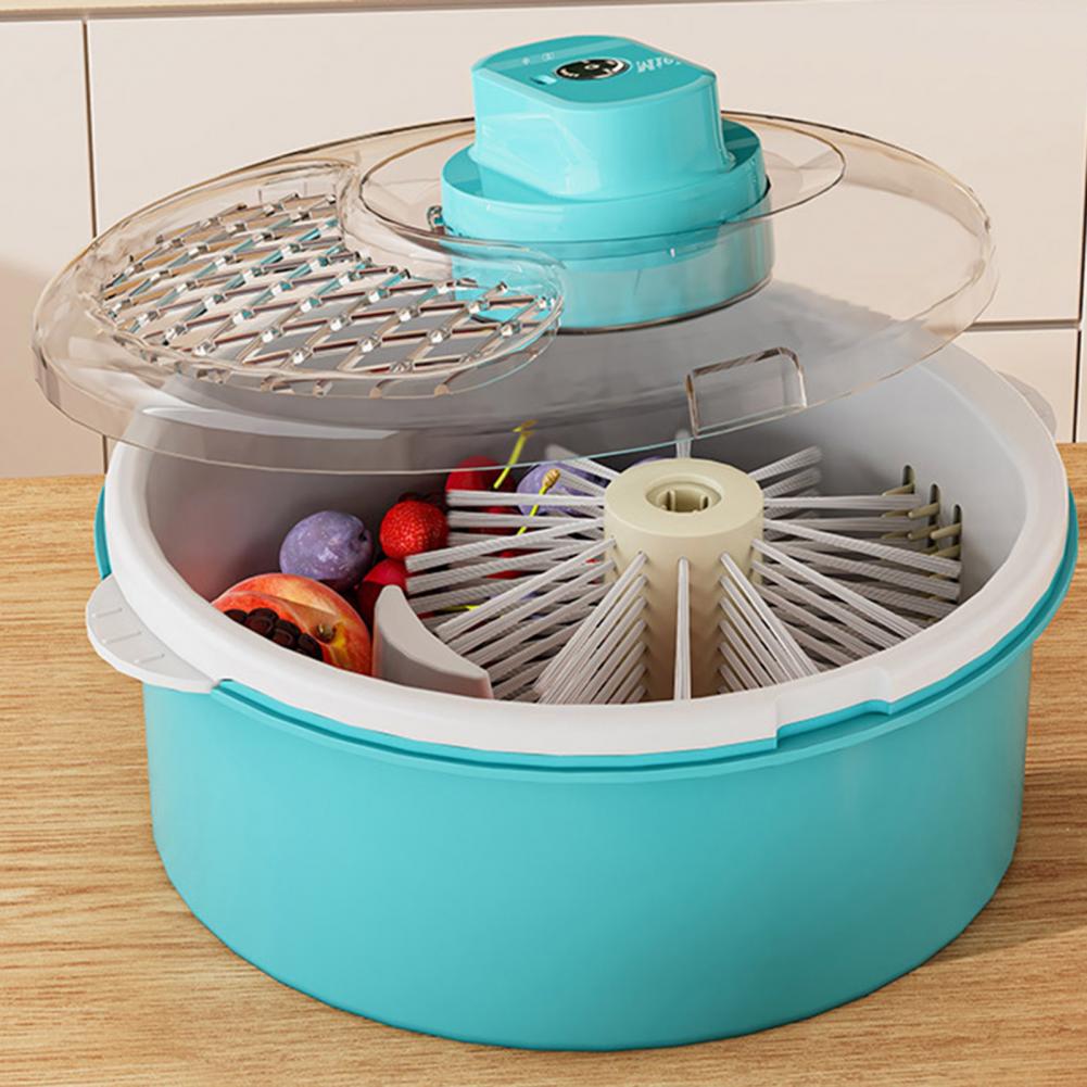 多機能サラダスピナー、電動/手動野菜洗浄機、360度回転水切 - Salad Spinner のレビューと価格