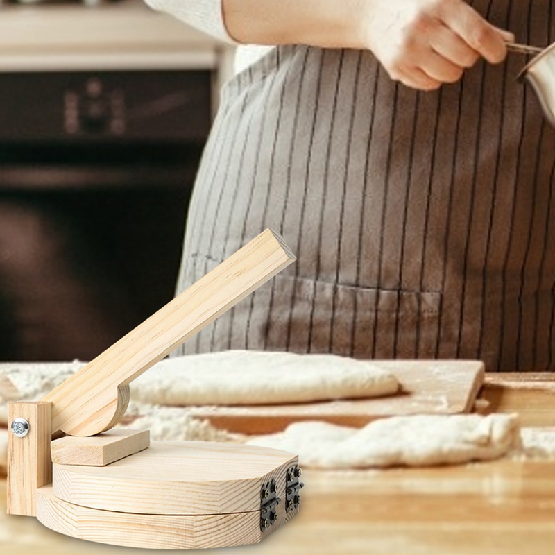 木製トルティーヤ・餃子皮メーカー・プレス機・チャパティ・ロテ - Kitchen Gadgets Roti Maker のレビューと価格
