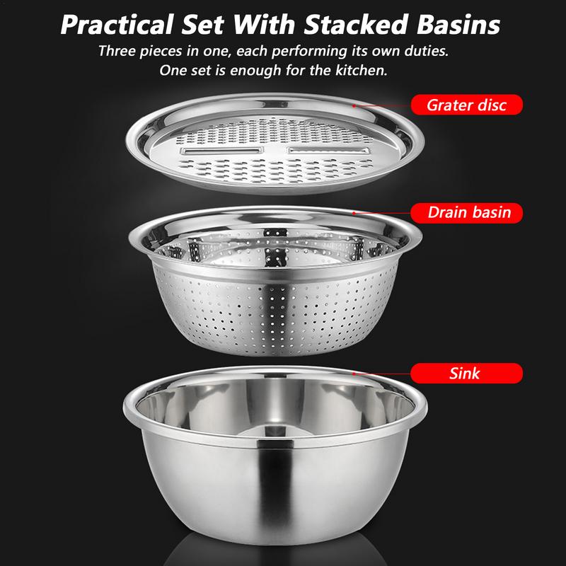 コンテナー付きコロランダーストレーナーセット、サラダスピナー - Salad Spinner のレビューと価格