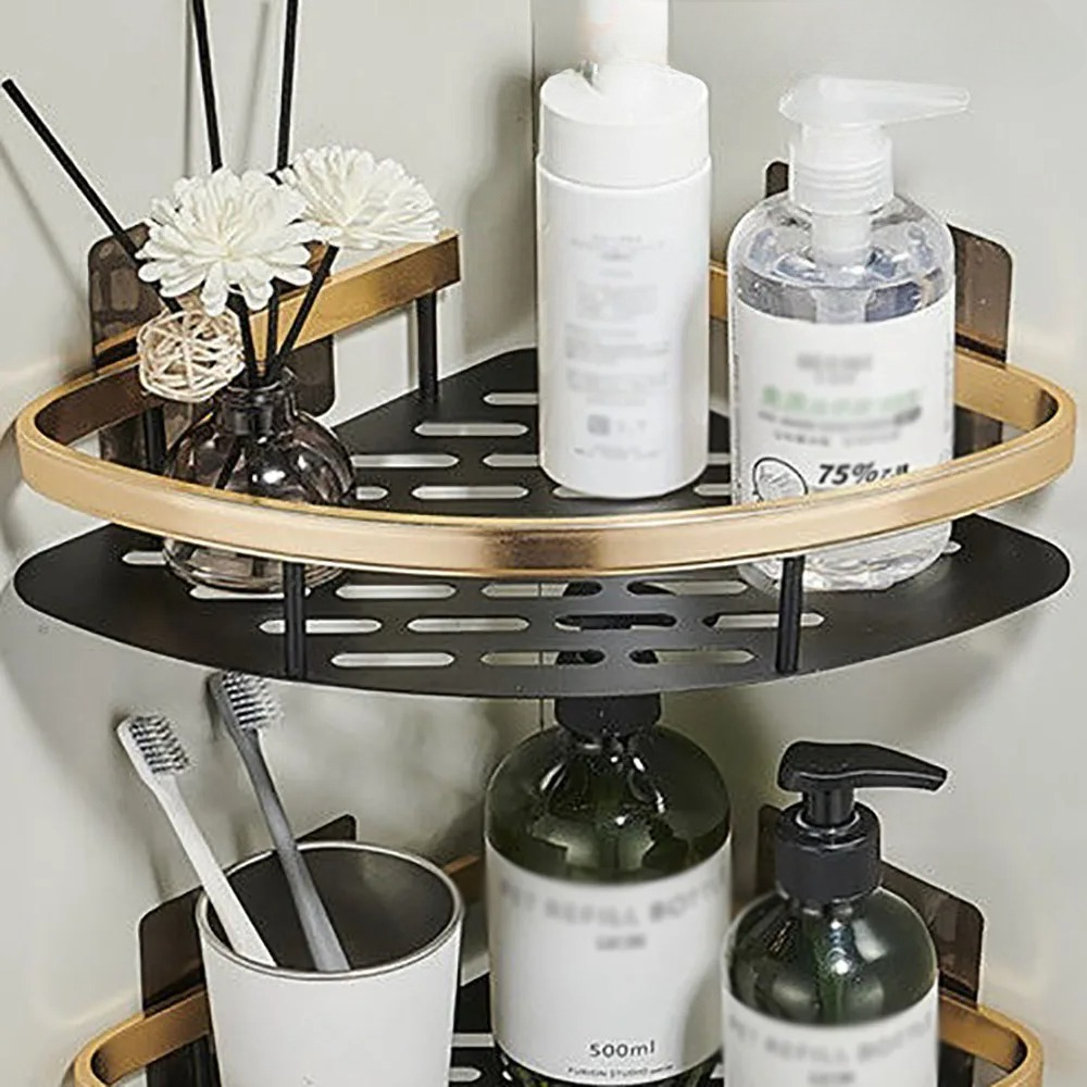 バスルームシェルフ キッチン収納オーガナイザー アルミ合金  - Kitchen Gadgets Storage Ideas のレビューと価格