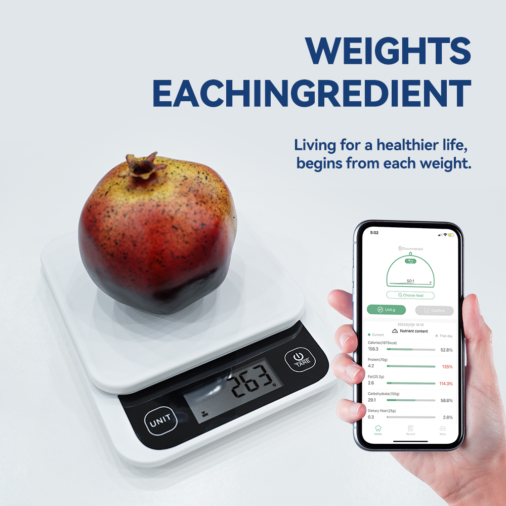 5kg/0.1g/1g スマートキッチンスケール栄養スケール - Kitchen Gadgets Cool のレビューと価格